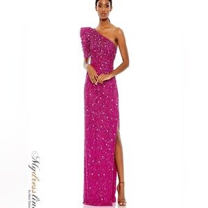 Mac Duggal Hot Pink style #10912